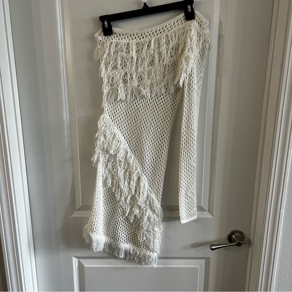 1008 Tularosa Peek a Boo in White Dress Size XS